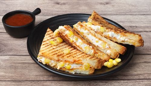 Corn Cheese Sandwich