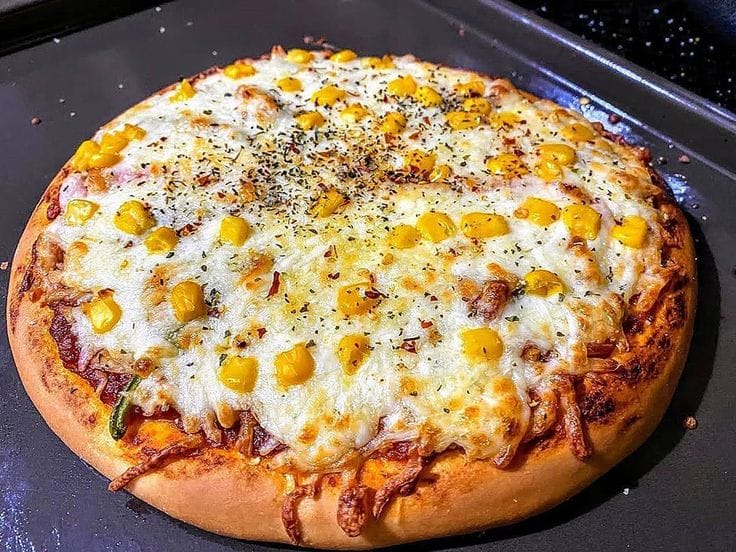 Corn Cheese Pizza